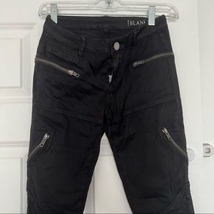 Blank NYC Black Moto style Jeans - Size 26